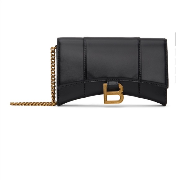 Balenciaga Handbags - AUTHENTIC - BALENCIAGA Black XS Hourglass Shoulder Bag